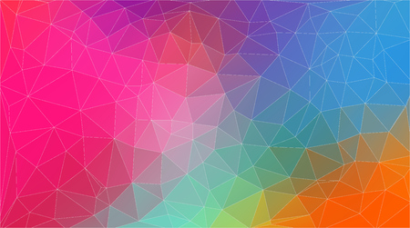 Flat Horizontal Vintage color geometric triangle wallpaperのイラスト素材