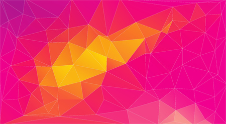 Abstract red and yellow Triangle Backgroundのイラスト素材