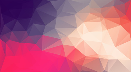 Flat original retro color triangle backgroundのイラスト素材