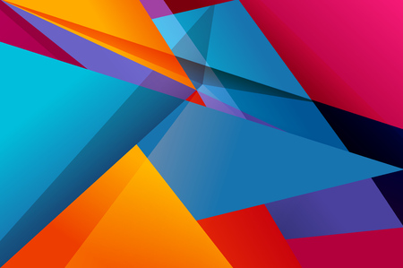 Flat ui. Vector material design background. Creative concept layout template for web and mobile app, paper art illustration, poster, booklet.のイラスト素材