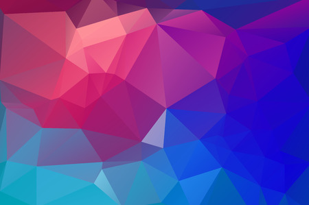 Flat color geometric triangle wallpaperのイラスト素材