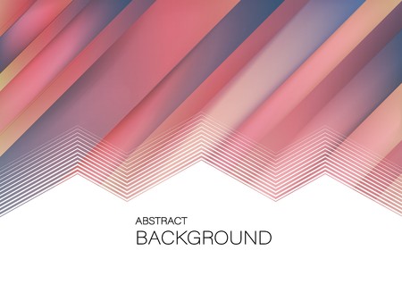 Horizontal Abstract stripe geometric backgroundのイラスト素材