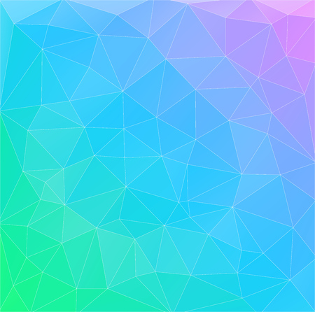 Flat multicolor gradient triangle geometric wallpaperのイラスト素材