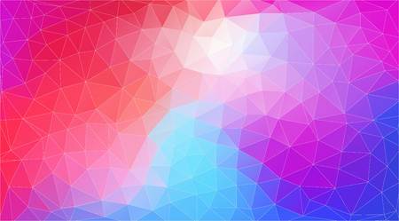 Flat triangle multicolor geometric wallpaper for yor workのイラスト素材