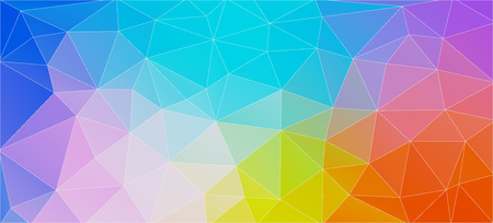 Colorful flat background with triangles. Creative concept layout template for web and mobile app,のイラスト素材