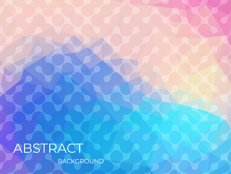 Abstract dynamic vibrant bleb colorful background - Vectorのイラスト素材