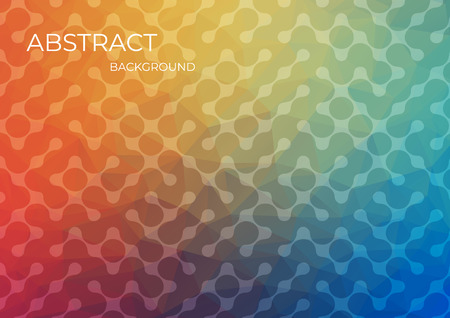 Abstract vibrant bleb-shapes colorful backgroundのイラスト素材