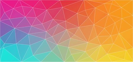 Flat Colorful background with triangles shapes for you web designのイラスト素材