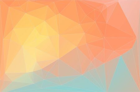 retro color mosaic background with triangle shapesのイラスト素材