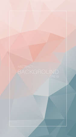 vertical vector background. Pink to gray triangles.のイラスト素材