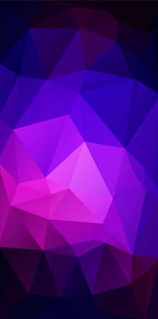 purple vertical vector background. Abstract illustration with triangles grangeのイラスト素材