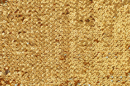 Gold chainmail texture. Scales. Endless background.の写真素材