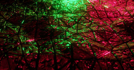 Red and green 3D. Sci-fi backgroundの写真素材