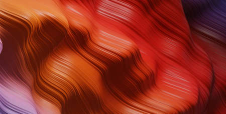 color wave 3D. abstract backgroundの写真素材