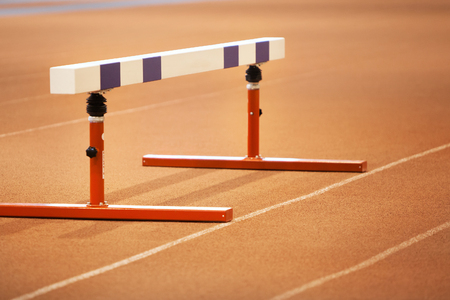 Photo Professional gymnastic balance beam in sport palaceの写真素材