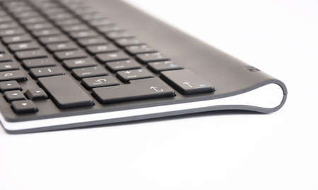 Perspective of a keyboard of computer 