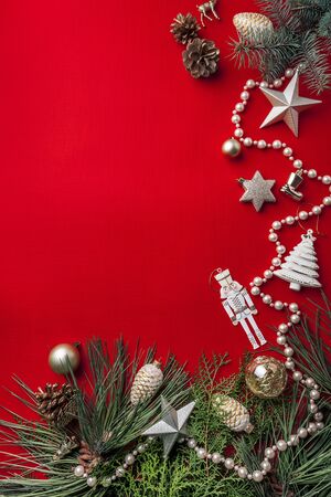 Russia. Krasnodar region. Krasnodar city. October 7, 2019. Photo studio on Proletarskaya street, 37. Christmas background.の写真素材