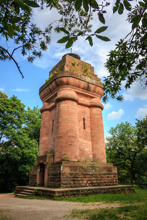 The Bismarck tower, Bismarck column in Heidelberg, Baden Wuerttemberg, Germanyのeditorial素材