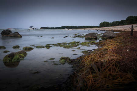 The south beach in Ostseebad Goehren on the island of Ruegen
