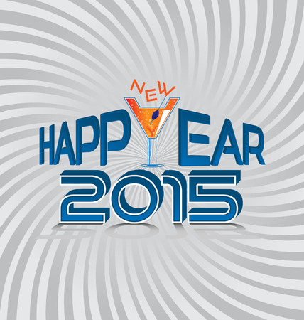 Happy New Year. 2015.のイラスト素材