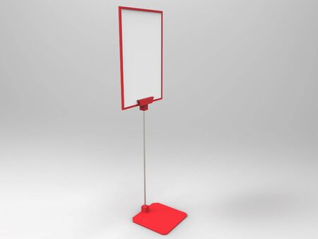 Flyer Display 3D Renderの写真素材