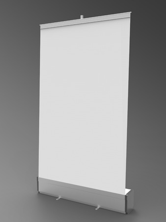 Rollup Banner 3D Rendering is a set of 6 professional Rollup Banner Renders on a studio background, created with a 3D model of a 85 x 200 cm stand and 120 x 200 cm stand, with 3 perspectives for each. Rollup Banners are widely used as a solution for wholesale, special offer promotions and marketing campaigns. This download includes 6 high-resolution Transparent TIF files.の写真素材