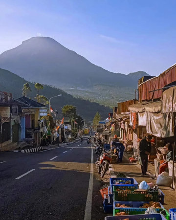 Street market in Sapa, Vietnam