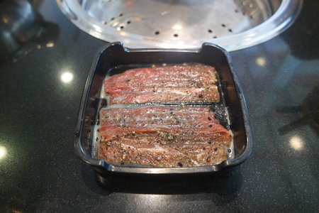 Raw Beef of Korean BBQ Yakinikuの写真素材