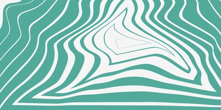 Background set Groovy hippie 70s. Triangle, swirl, twirl pattern. Triangle Twisted and distorted vector background texture, trendy retro psychedelic style. Y2k aesthetic background.のイラスト素材