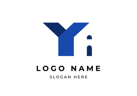 Logo Home and Letter Y, Real estate, Simple House and Y logo Identity,Editable fileのイラスト素材