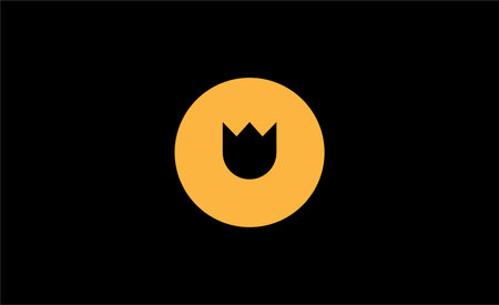 Crown Logo with Letter  O. Elegant, King, Royal and Premium concept for Luxury and jewellery Brand.のイラスト素材