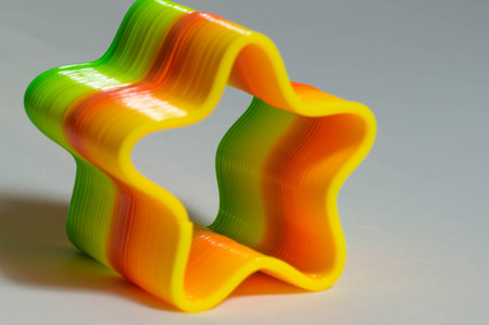 Different color star tunnelの写真素材