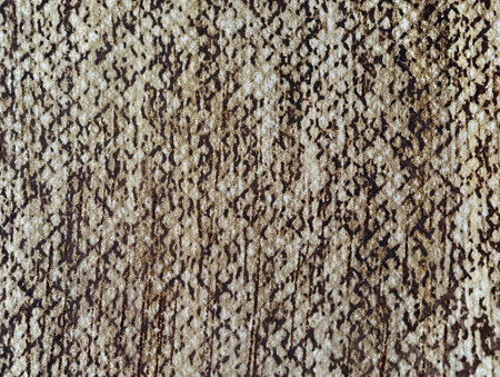 Close up of table mat surface with fibrous texture and vertical striations, highlighting natural...