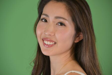 Beautiful Japanese Woman's Expressionの写真素材