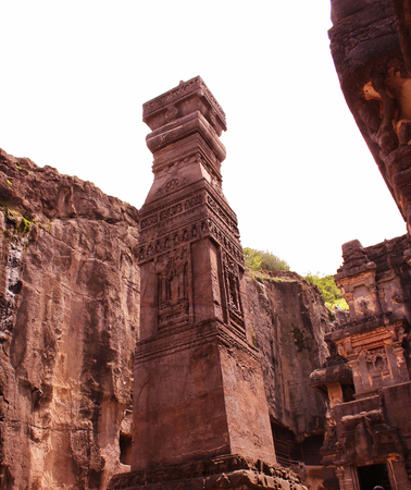 Ancient temple pillar