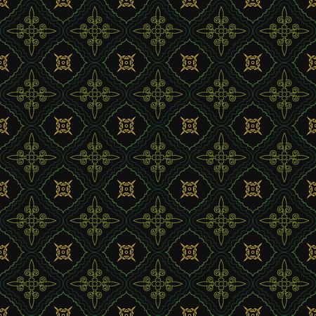 abstract vintage wallpaper with ornaments. seamless background. のイラスト素材