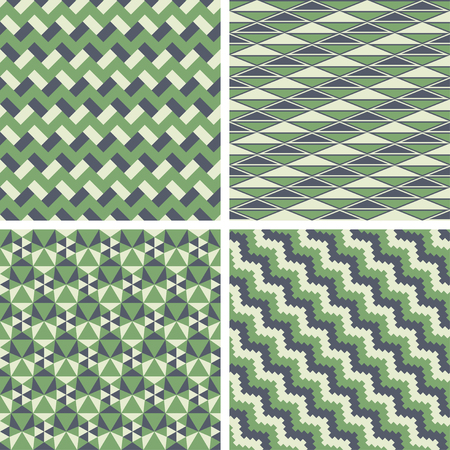 geometric seamless patterns set.のイラスト素材