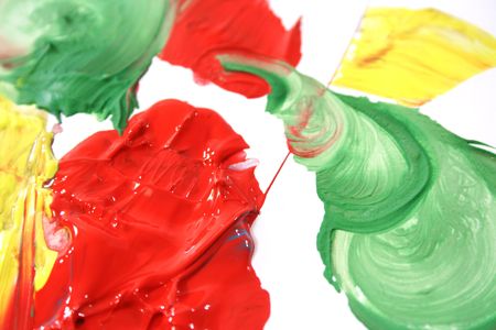 color oil paintの写真素材