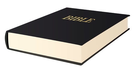 black bible book, vectorのイラスト素材