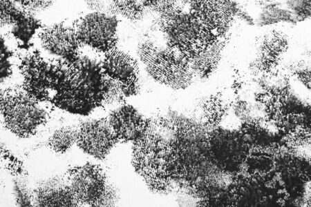 black and white abstract brush painting