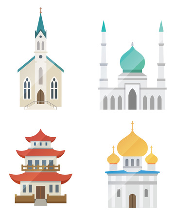 Church setのイラスト素材