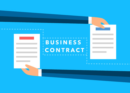 business hands flat vector backgroundのイラスト素材