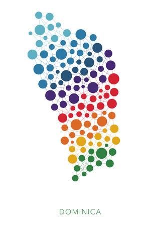 dotted texture Dominica vector backgroundのイラスト素材