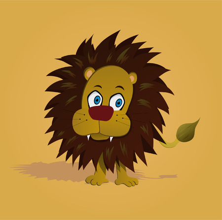 Cute lion  vector  のイラスト素材