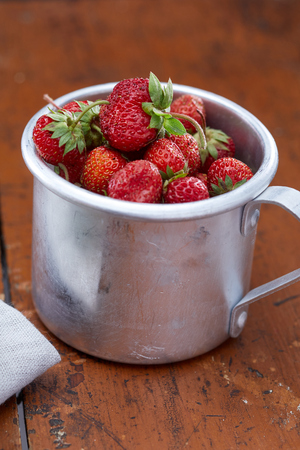 Fresh delicious strawberryの写真素材