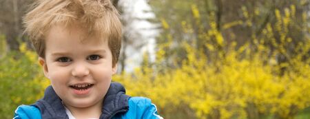 Smiling boyの写真素材