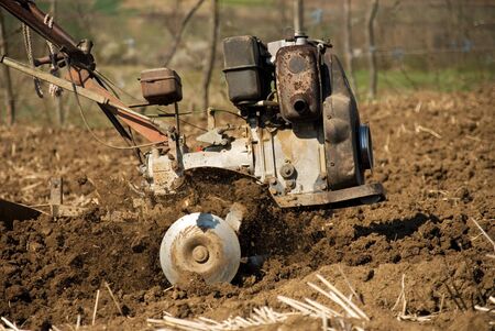 Tiller  Agricultural Machineryの写真素材