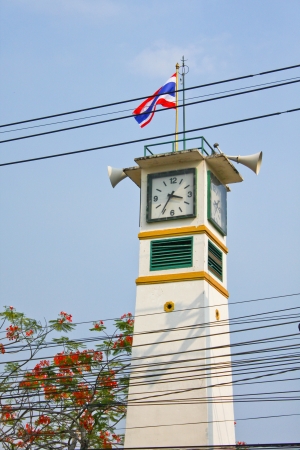 old clock towerの写真素材