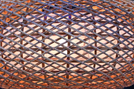 rattan lampの写真素材