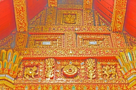 Thai style wall の写真素材